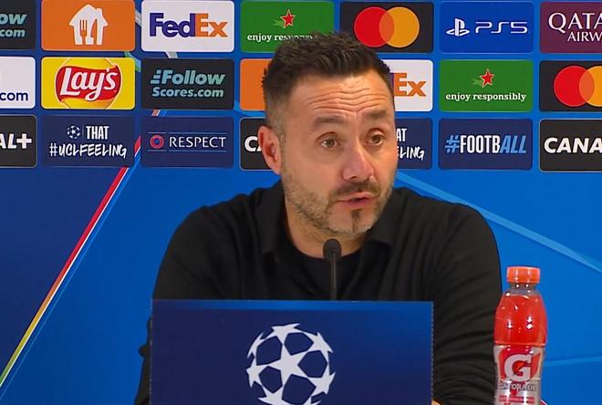 德泽尔比：我们以戏剧性的方式输掉了三场欧冠比赛