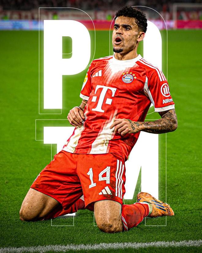 5场4球1助攻，拜仁官方：迪亚斯当选为球队11月最佳球员