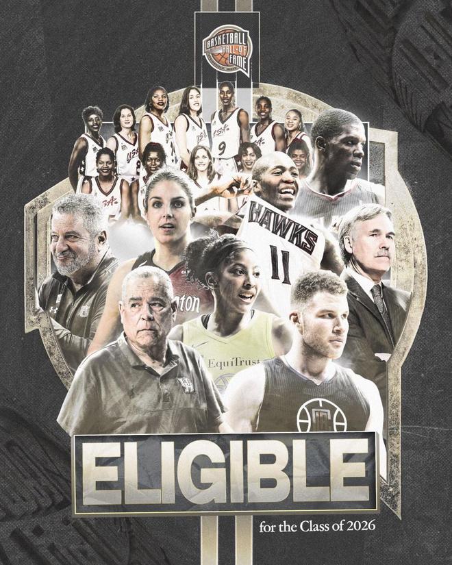 名人堂官宣26年候選人名單：格裡芬等3大球星首次入選 德帥也在列